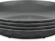 KOZIOL Speiseteller CLUB PLATE, 4-tlg., spülmaschinengeeignet, melaminfrei, 220 mm