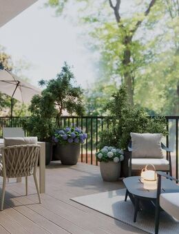 Eleganter moderner Wohntraum mit 50 m² Süd-Dachterrasse und Weitblick ins Grüne - Hamburg