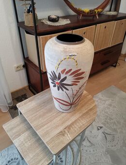 Vintage Scheurich Bodenvase Keramikvase Weiß Deko Vase Pottery - Breitscheidt