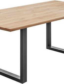 Stolkom Sp.z.o.o. Esstisch Bennet, Eiche Massivholz, Tisch mit Schweizer Kante