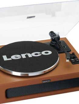 Lenco LS-430 Plattenspieler mit 4 Lautsprechern Plattenspieler (Riemenantrieb)