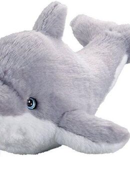 Heinrich Bauer Kuscheltier ECO-Line, Delfin liegend, aus recyceltem Material