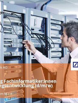 Ausbildung Fachinformatiker:innen Anwendungsentwicklung (d/m/w) - Frankfurt (Main)