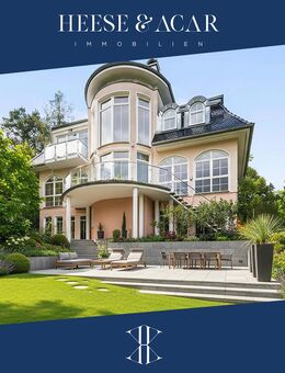 Mondäne Villa in Toplage mit direktem Seezugang auf 2.000 m² Hanggrundstück - Potsdam