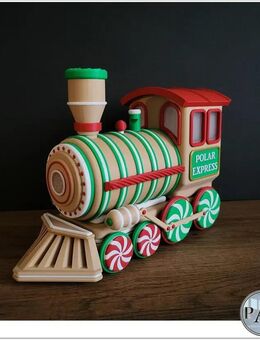 Deko-Lokomotive zum Befüllen (3D-Druck) - NEU & UNBENUTZT - Ranstadt