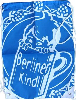 Berliner Kindl Brauerei - Turnbeutel - Rucksack ( Blau ) - 44 x 31,5 cm - Doberschütz