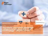 Gesundheits- und Kinderkrankenpfleger /-pflegerin (m/w/d) Gesundheits- und Krankenpfleger /-pflegerin (m/w/d) Erzieher / Erzieherin (m/w/d) Heilerziehungspfleger / Heilerziehungspflegerin (m/w/d) Vollzeit / Teilzeit - Landshut