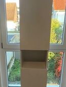 Bad Hochschrank Hochglanz weiß in 55130