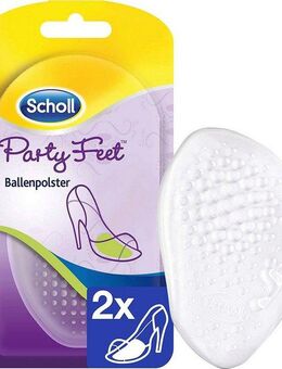 Scholl Gelpolster Party Feet Ballenpolster, Rutschfeste Einlegesohlen mit GelActiv Technologie für Damenschuhe