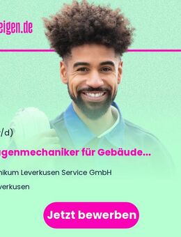 Anlagenmechaniker (m/w/d) für Gebäudetechnik - Schwerpunkt Heizung, Lüftung, Sanitär - Leverkusen