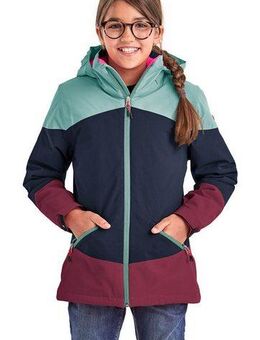 Killtec Outdoorjacke KOW 195 GRLS JCKT Wasserdichte Winterjacke mit Colourblock, verstellbaren Details