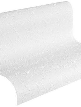 A.S. Création Strukturtapete Simply White, strukturiert, einfarbig, uni, unifarben, Tapete einfarbig Tapeten Wohnzimmer Schlafzimmer Küche Flur Design