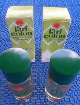Johann Maria Farina  gegenüber dem Jülichs - Platz - Köln . " fari colon " . 2 x 50 ml . Eau de Cologne . - Lehrte