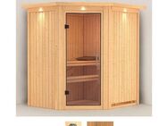 Karibu Sauna Tomke, BxTxH: 184 x 165 x 202 cm, 68 mm, (Set) ohne Ofen