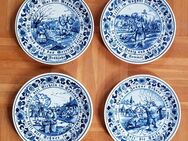 Original 4x Royal Goedewaagen Wandteller Blue Delft 24 cm Holland - Kaufbeuren