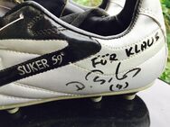 Orig.Fussballschuhe von Davor Suker S9 Gr.43 handsigniert neu - Hofgeismar