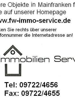 Wohn- und Geschäftshaus mit Gewerbefläche und 2 Wohneinheiten aus Altersgründen zu verkaufen - Haßfurt