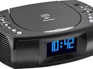 Karcher UR 1309D Uhrenradio (Digitalradio (DAB), UKW mit RDS, 2 W, DAB+ Radio, CD-Player, USB-Anschluss, USB-Ladefunktion, Radiowecker)