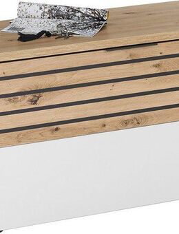 HBZ Schuhbank Milan Garderobenbank, BxHxT 85x45x38 cm (1-St), Mit 1 Klappe und 2 Fächer, belastbar bis 50 kg