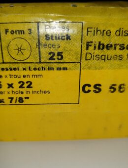 Fieberscheiben K60 Dm 152 x 22 CS561 Klingspor - Ronneburg (Hessen)