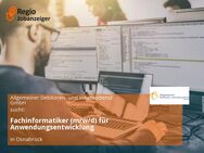 Fachinformatiker (m/w/d) für Anwendungsentwicklung - Osnabrück