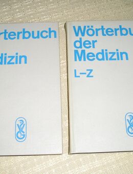Wörterbuch der Medizin 1. + 2. Band , 1168 Seiten - Leipzig Ost
