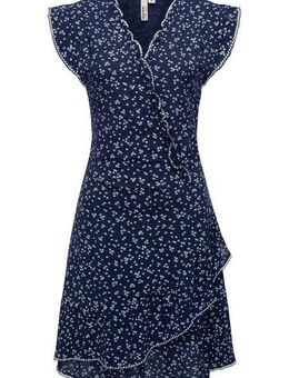 Ragwear Volantkleid Chantalia Print stylisches Sommerkleid mit Print und Rüschen
