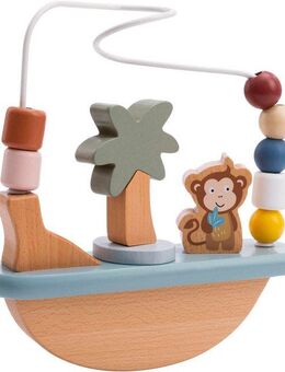 speedy monkey Motorikschleife Schaukelperlen-Labyrinth, schaukelnd, FSC® - schützt Wald