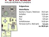 Biedenkopf - Zentrum 3 ZKB mit großer Terrasse - Biedenkopf