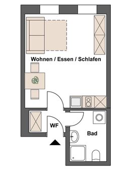 Studenten aufgepasst! Zentrales Studentenapartment in der Ansbacher Innenstadt - Ansbach