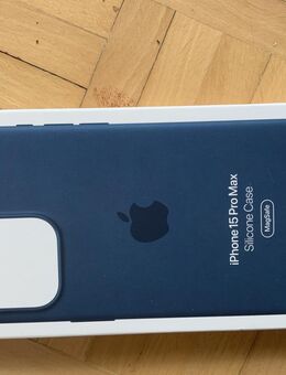 Apple iPhone 15 pro Max Silikonhandyhülle, macsafe, sturmblau, gebraucht - Hannover