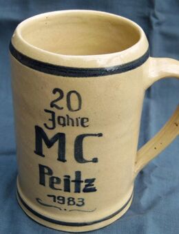 Bierkrug 20 Jahre MC Peitz 1983 500 ml - Kolkwitz