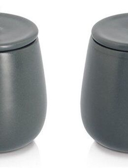 Zeller Present Gewürzbehälter Gewürzdose, 2-tlg., Keramik, (Set, 2-tlg), schützt vor Feuchtigkeit, 220 ml