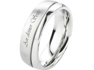 Herrenring Edelstahl HE120 mit Individuelle Außengravur - Aholming