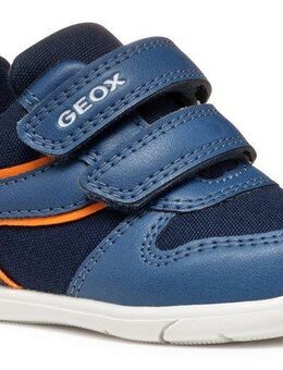 Geox B ZAPITO BOY Lauflernschuh, Freizeitschuh, Babyschuh, Klettschuh mit modischem Farbeinsatz