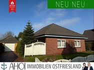 Krummhörn, Uttum Ebenerdiges Wohnen leicht gemacht! Gepflegter Bungalow mit Garage und Garten in Sackgassenlage (Erbbaugrundstück) - Krummhörn