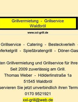 Zum Verkauf steht die Domain www.xxl-grill.de - Waldbröl
