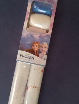 Geschenkpapier - FROZEN: Anna & Elsa - 2 Rollen + Bänder - Gemmingen