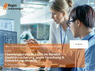 Chemielaborant/In / CTA im Bereich Qualitätssicherung sowie Forschung & Entwicklung (m/w/d) - Bitterfeld-Wolfen