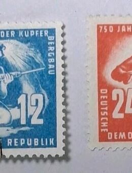 DDR 1950 750 Jahre Mansfelder Kupferschiefer Bergbau - Görlitz