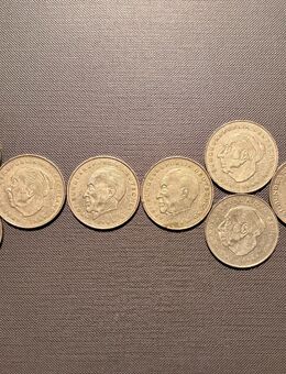 10 x 2 DM 1957-1987 Planck, Adenauer, Heuss, Schumacher + 5 DM 1977 - Mannheim