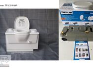 Thetford C2 weiss gebraucht HANDPUMPE (ohne Strom) mit neuem Fresh-up-Set (Toilettenbrille mit Deckel, Kassette & Einbauanleitung) - Schotten Zentrum