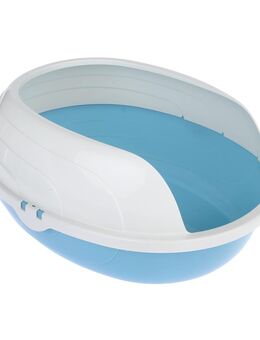 TIAKI Schalentoilette Cobby - weiß / blau