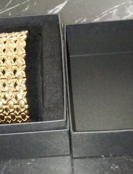 Echtsilber Armreif mit 24 karätiger Echtgold Vergoldung - Regensburg