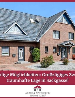 Ein Haus - unzählige Möglichkeiten: Großzügiges Zweifamilienhaus - traumhafte Lage in Sackgasse! - Ahlerstedt
