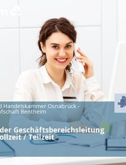 Assistenz der Geschäftsbereichsleitung (m/w/d) Vollzeit / Teilzeit - Osnabrück