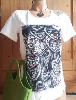Veronikaa Wiesn Shirt Strass Herzen Gr.S -NEU- - München