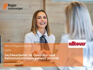 Sachbearbeiter im Qualitäts- und Reklamationsmanagement (m/w/d) - Düsseldorf