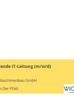 Stellvertretende IT-Leitung (m/w/d) - Landau (Pfalz)