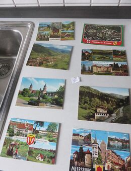 Ansichtskarten vom Schwarzwald und Bodensee, beschrieben mit Briefmarken - Stuttgart